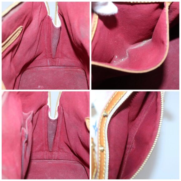 LOUIS VUITTON Monogram Multicolor Alma Hand Bag White M92647 LV Auth 133620 - Picture 16 of 16